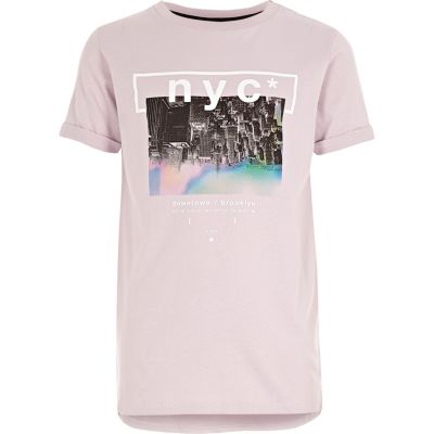 Boys pink NYC T-shirt